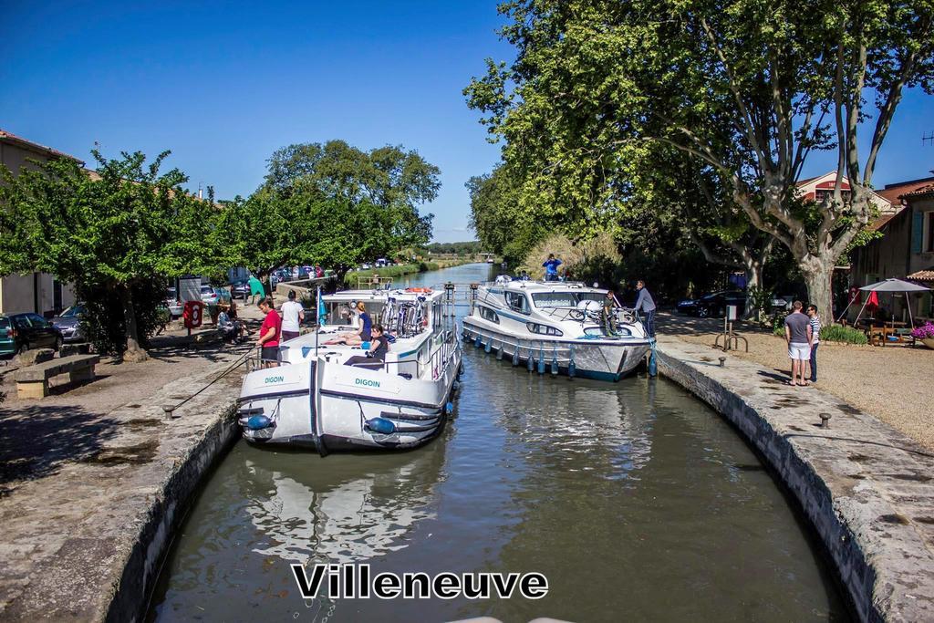 Hotel Las Cigalas Villeneuve-les-Beziers Bagian luar foto