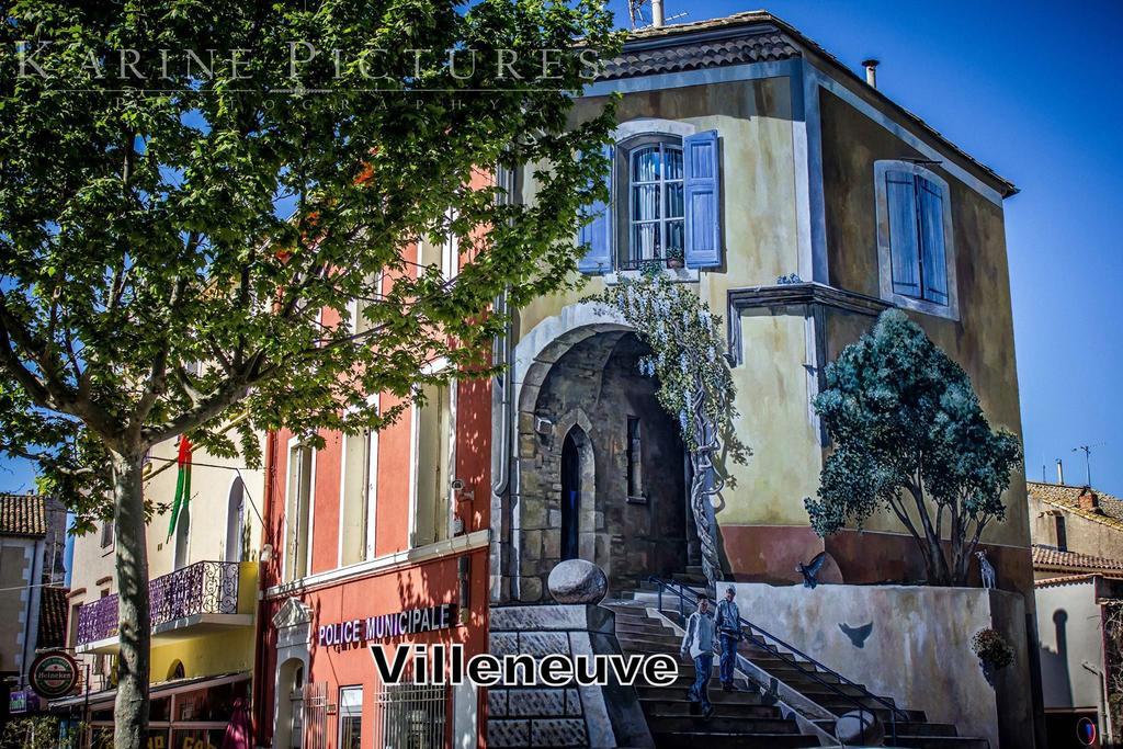 Hotel Las Cigalas Villeneuve-les-Beziers Bagian luar foto